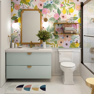 Цветная и яркая ванная комната: как преобразить санузел в Купино - kupino.mebel54.com | фото