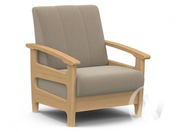 Кресло для отдыха Омега (бук лак/CATANIA LATTE) в Купино - kupino.mebel54.com | фото