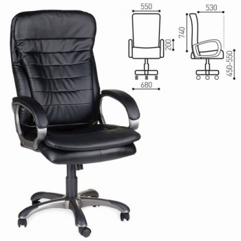 Кресло офисное BRABIX Omega EX-589 (черное) в Купино - kupino.mebel54.com | фото