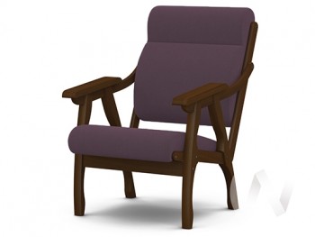Кресло Вега-10 (орех лак/ULTRA PLUM) в Купино - kupino.mebel54.com | фото