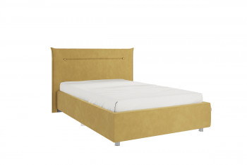 Кровать 1,2 Альба с основанием (Медовый велюр) в Купино - kupino.mebel54.com | фото