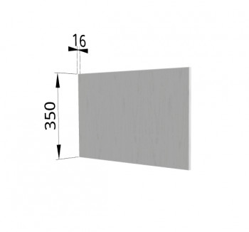 Панель торцевая (для шкафа горизонтального глубокого) ГПГ Ройс (Графит софт) в Купино - kupino.mebel54.com | фото