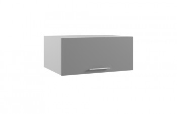 Ройс ГПГ 800 Шкаф верхний горизонтальный глубокий (Графит софт/корпус Серый) в Купино - kupino.mebel54.com | фото