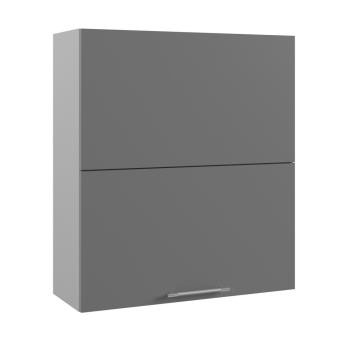 Ройс ПГПМ 800 Шкаф верхний Blum Aventos HF (Графит софт/корпус Серый) в Купино - kupino.mebel54.com | фото