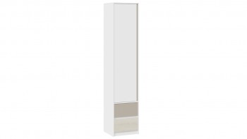 Шкаф для белья комбинированный «Сканди» Дуб Гарден/Белый/Глиняный серый в Купино - kupino.mebel54.com | фото