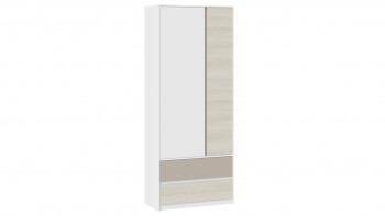 Шкаф для одежды комбинированный «Сканди» Дуб Гарден/Белый/Глиняный серый в Купино - kupino.mebel54.com | фото