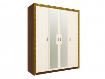 Шкаф комбинированный "Айрум" (дуб кальяри/белый/зеркало/1744) в Купино - kupino.mebel54.com | фото